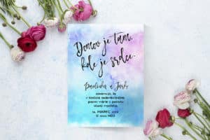 svadobné oznámenie