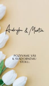 svadobné oznámenia 5-2019