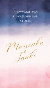 svadobné oznámenia 5-2019