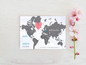 kreatívne svadobné oznámenie