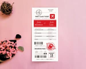 moderné svadobné oznámenie