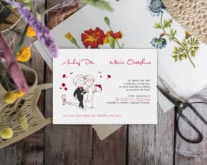 moderné svadobné oznámenie