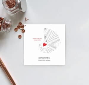 moderné svadobné oznámenie