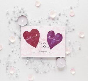 kreatívne svadobné oznámenie