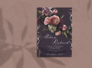 luxusné svadobné oznámenie