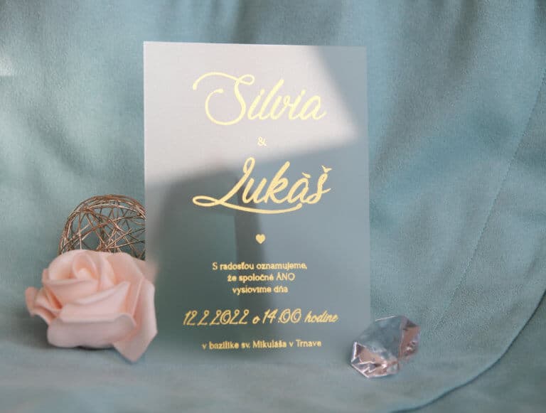 Ukážka transparentného svadobného oznámenia 21