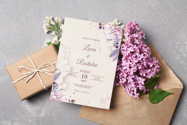 kvetinove svadobne oznamenie