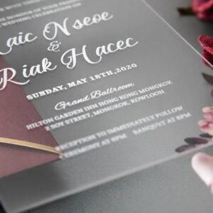 luxusné svadobné oznámenie