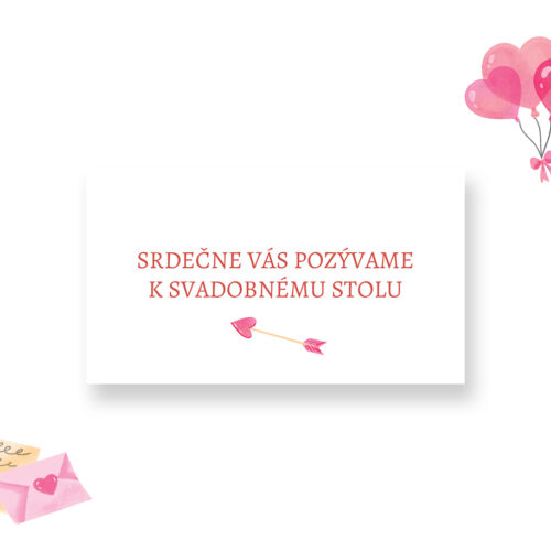 pozvánka k svadobnému stolu