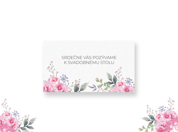 pozvánka k svadobnému stolu