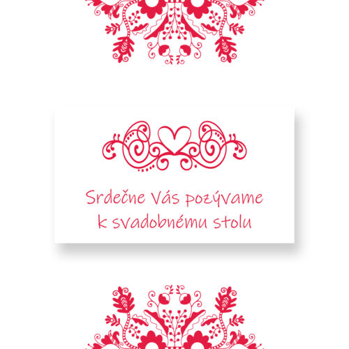pozvánka k svadobnému stolu