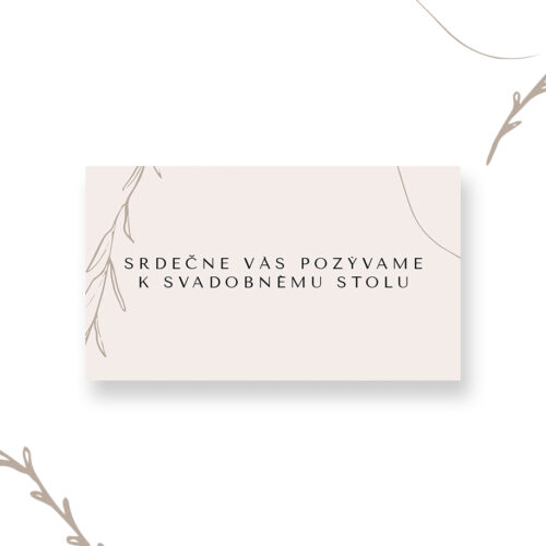 pozvánka k svadobnému stolu