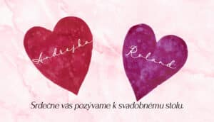 pozvanka na svadbu