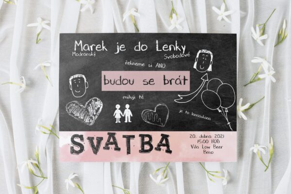 elektronické svadobné oznámenie