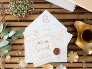 svadobné oznámenie set Mária a Marek