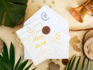 svadobné oznámenie set Mária a Marek