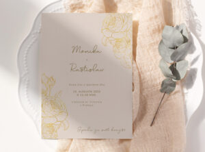 moderné svadobné oznámenie