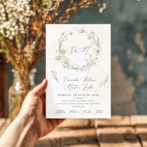 luxusne svadobne oznamenie LSO2025 0410 4 stvorec