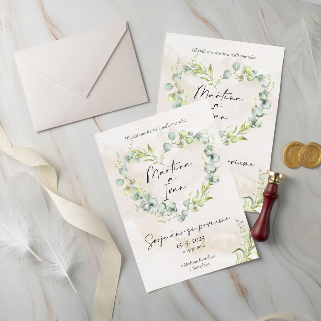 luxusne svadobne oznamenie LSO2025 0416 3 stvorec