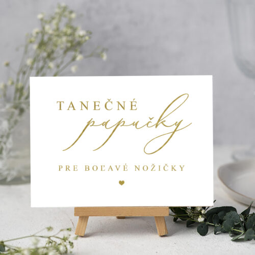 svadobna karticka tanecne papucky