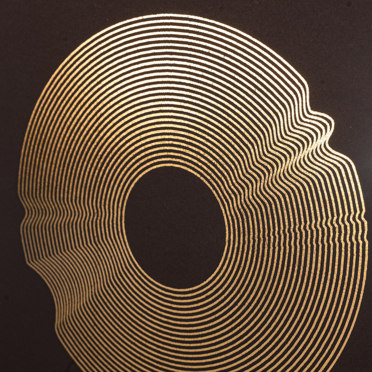 Plagát - Gold artprint Opart Distraction 2 luxusný plagát
