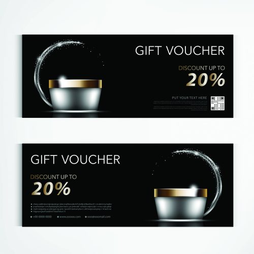 Tlač darčekových poukážok - DP 10 čierna