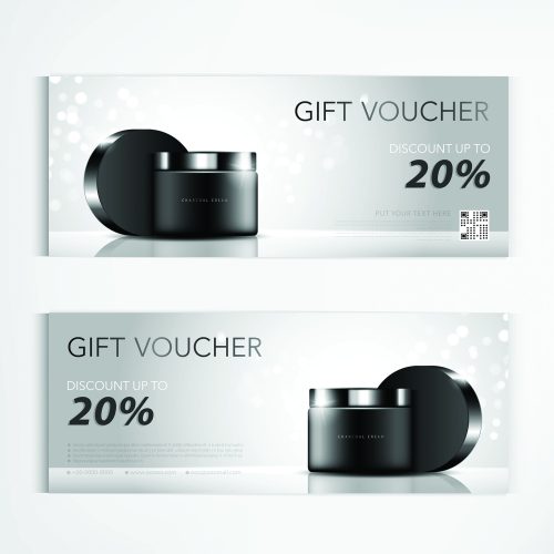 Tlač darčekových poukážok - DP 2 strieborná