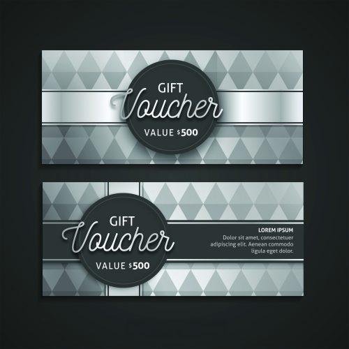 Tlač darčekových poukážok - DP 5 strieborná