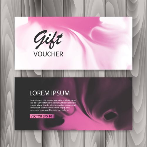 Tlač darčekových poukážok - DP 7 ružová