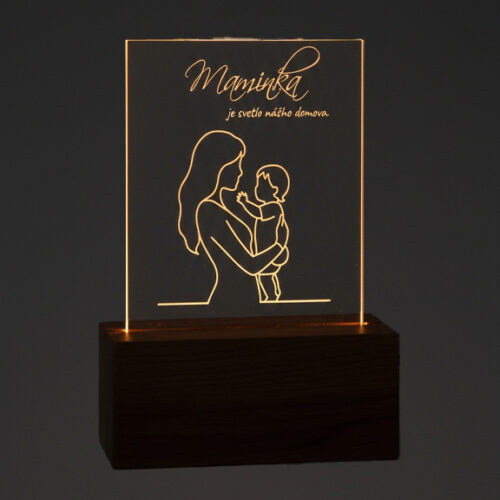darčeková svietiaca lampa pre mamu
