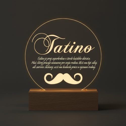 darčeková svietiaca lampa pre otca