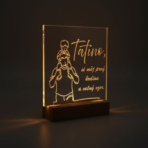 darčeková svietiaca lampa pre tatina