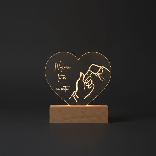 darčeková svietiaca lampa pre tatina