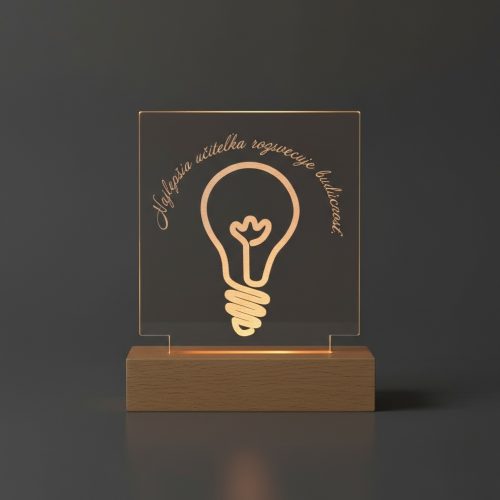 darčeková svietiaca lampa pre učiteľku